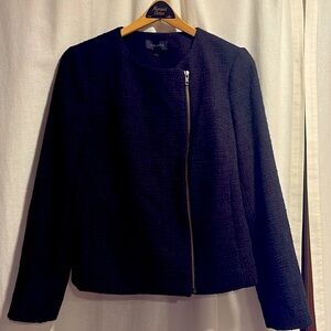 Talbots, black, jacket blazer women 12.